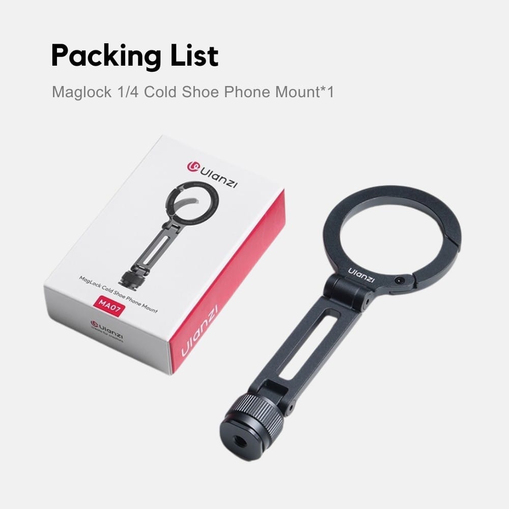 หัวจับมือถือ ULANZI MA07 ระบบ MAGSAFE ขนาดพกพา สีดำ_7