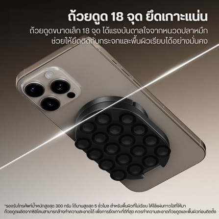 ที่ยึดมือถือ ระบบแม่เหล็ก ULANZI MA39 พร้อมแผ่นจุ๊บ ติดกระจก กระเบื้อง โต๊ะ หลังคอม สายคอนเทนต์_3