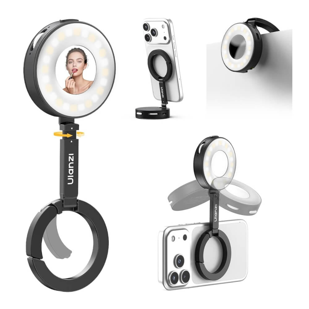 ไฟ LED อเนกประสงค์ ULANZI ML05 ขนาดพกพา สีดำ ไฟเซลฟี่สำหรับมือถือ MAGSAFE_11
