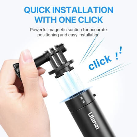 ไม้เซลฟี่ ULANZI MT76 GO-QUICK II 1.5M ขนาดพกพา สีดำ_1