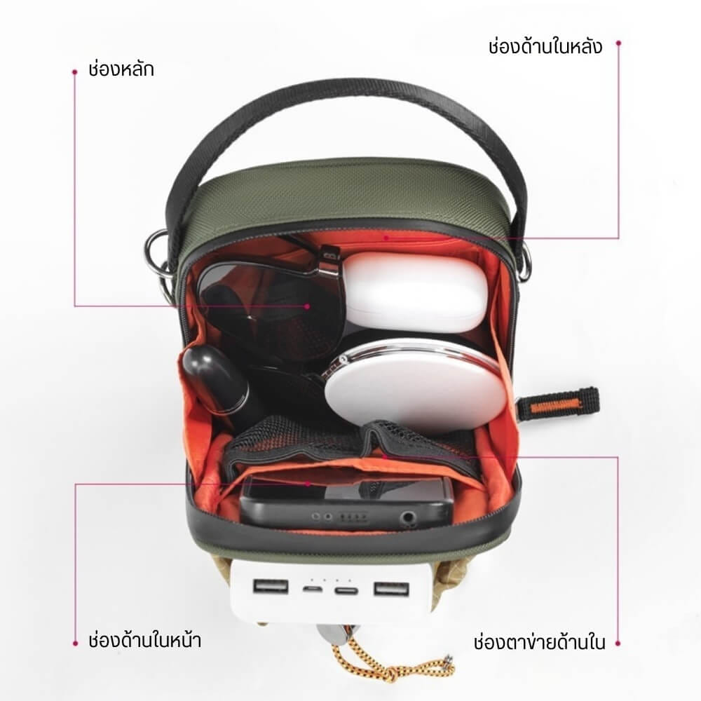 กระเป๋าอเนกประสงค์ ULANZI NC02 ขนาดความจุ 1 ลิตร สีเขียว_6
