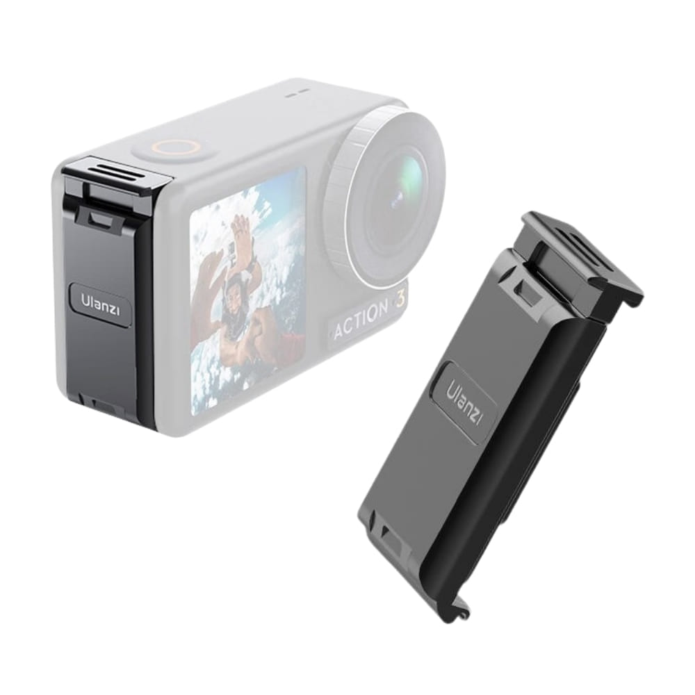 ฝาปิดแบตเตอรี่ ULANZI OA16 ระบบ QUICK RELEASE สำหรับ DJI OSMO ACTION 3/4 สีดำ_6