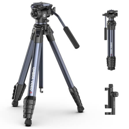 ขาตั้งกล้อง ULANZI OMBRA VIDEO II ขนาดพกพา สีดำด้าน_0