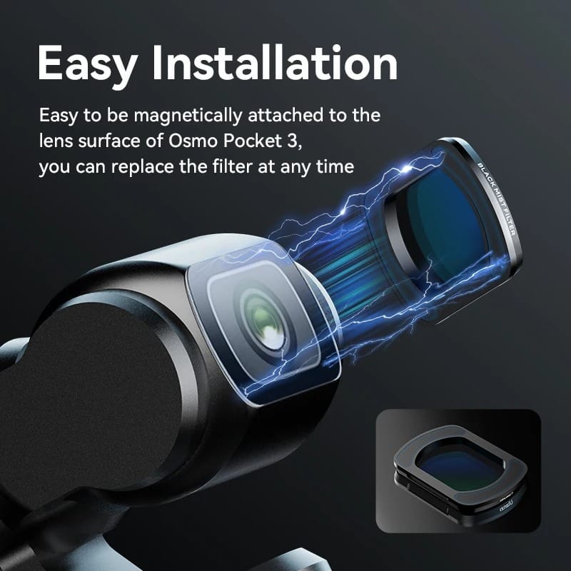 ฟิลเตอร์ BLACK MIST ULANZI PK01 ระบบแม่เหล็ก รองรับ DJI OSMO POCKET 3