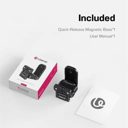 เคสกล้อง ULANZI PK16 ระบบ QUICK-RELEASE MAGNETIC BASE รองรับกล้อง DJI POCKET 3 ขนาดพกพา สีดำ_10