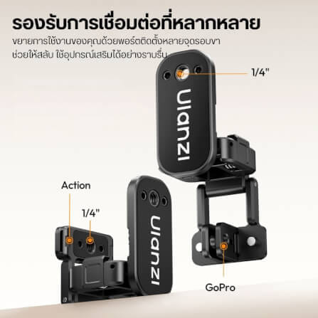 เคสกล้อง ULANZI PK16 ระบบ QUICK-RELEASE MAGNETIC BASE รองรับกล้อง DJI POCKET 3 ขนาดพกพา สีดำ_3