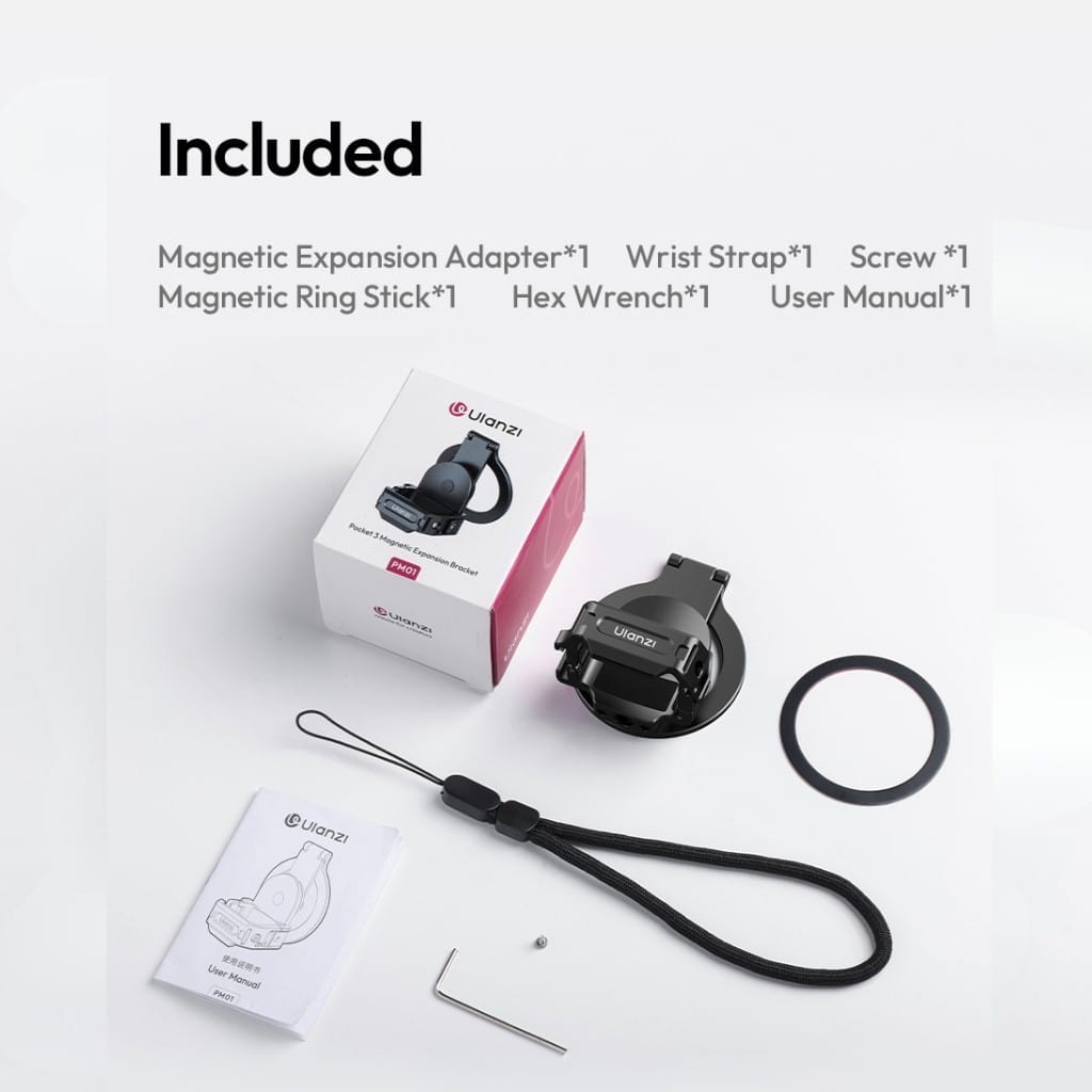 อะแดปเตอร์กล้อง ULANZI PM01 ระบบ MAGSAFE รองรับ POCKET 3 สีดำ_5