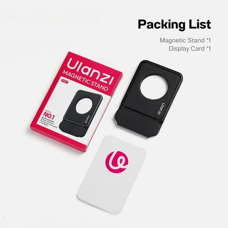 ขาตั้งมือถือ ระบบแม่เหล็ก ULANZI PS01 พับได้ บางเพียง 0.7CM สำหรับถ่ายวิดีโอ VLOG ขนาดพกพา สีส้ม_8