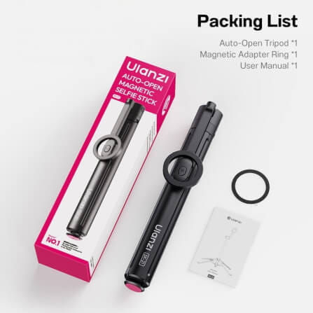 ไม้เซลฟี่ ULANZI SK21 ระบบ MAGSAFE ขนาดพกพา สีดำ_10