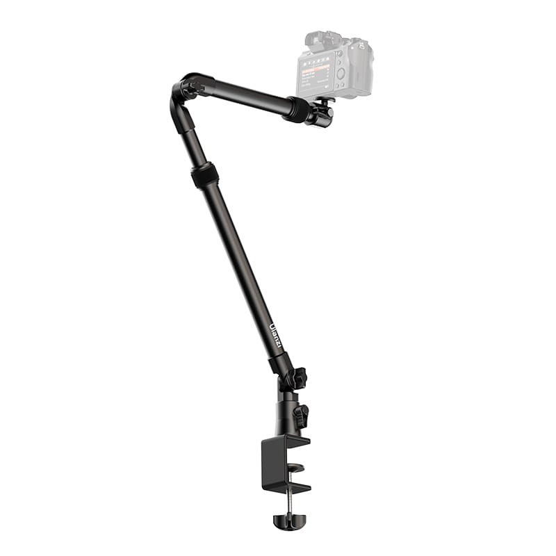ขาตั้งกล้อง ULANZI ZJ02 แบบหนีบโต๊ะ สำหรับ ไลฟ์ สตรีม สีดำ