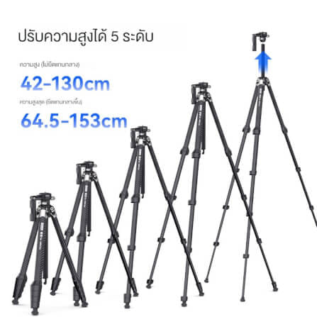 ขาตั้งกล้อง ULANZI TT08 ขนาดพกพา สีดำ_4