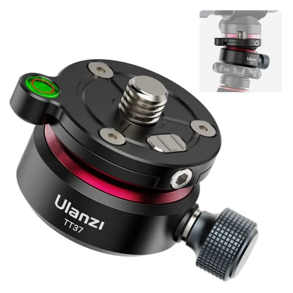 ฐานปรับระดับ ULANZI TT37 ต่อขาตั้งกล้อง ขนาดพกพา สีดำ_0