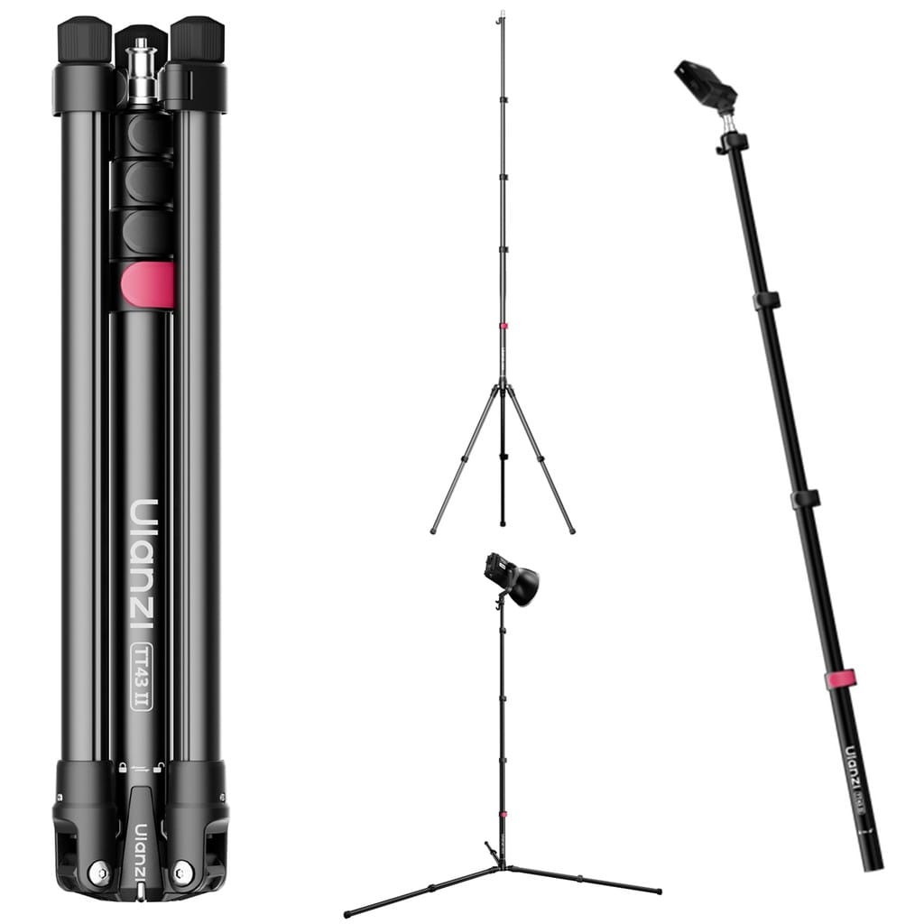 ขาตั้งไฟ ULANZI TT43 II ยืดสูงได้ 2.1M พร้อม TILT HEAD รับน้ำหนักได้ถึง 4KG_7
