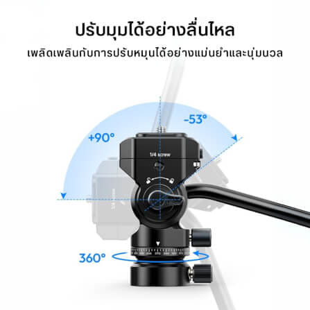 หัวแพนน้ำมัน ULANZI U190 II ระบบ UKA สีดำ_4