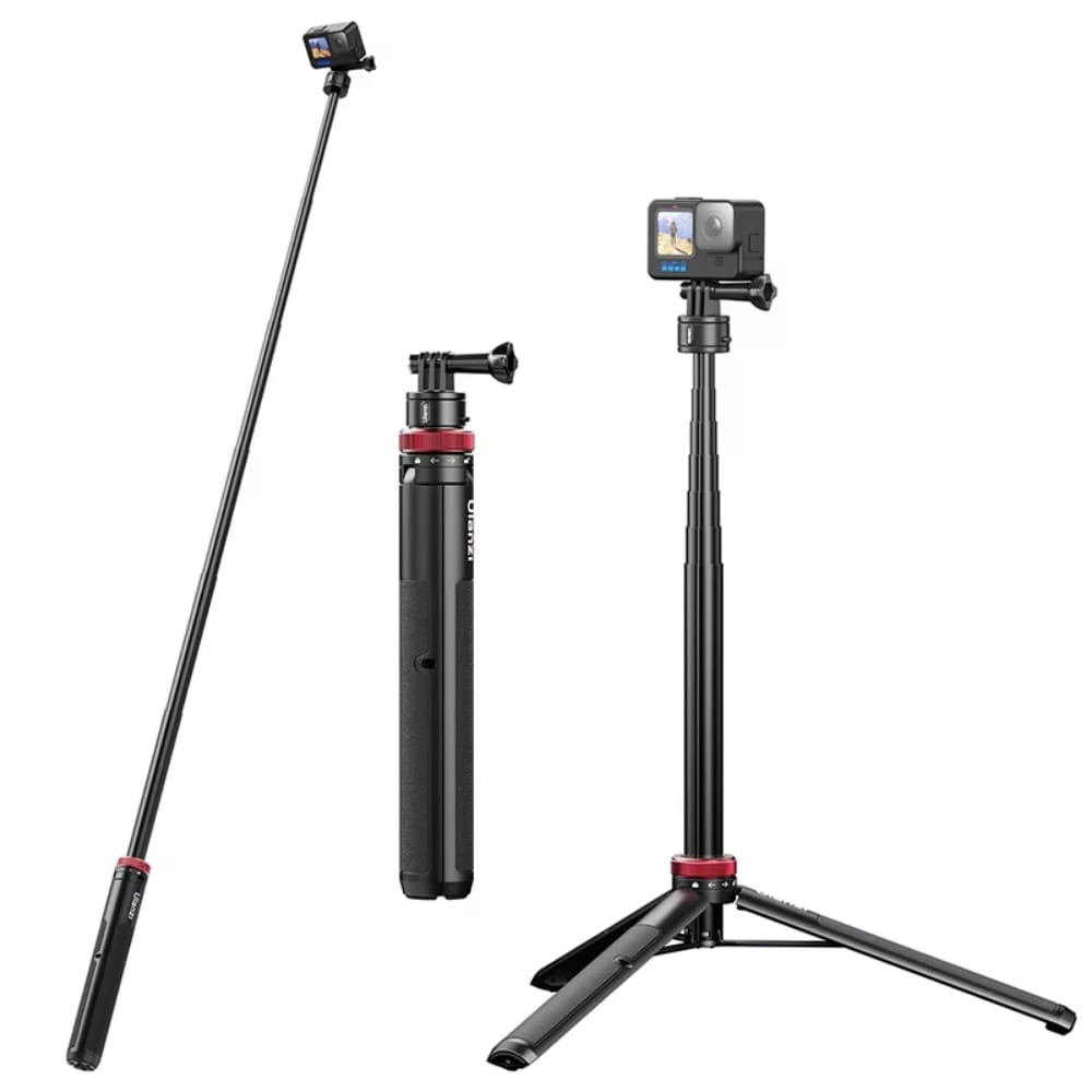 ขาตั้งกล้อง ULANZI GO-QUICK II 1.4M รองรับ GOPRO 12/11/10/9 กล้องแอคชั่นแคม ขนาดพกพา สีดำ_0
