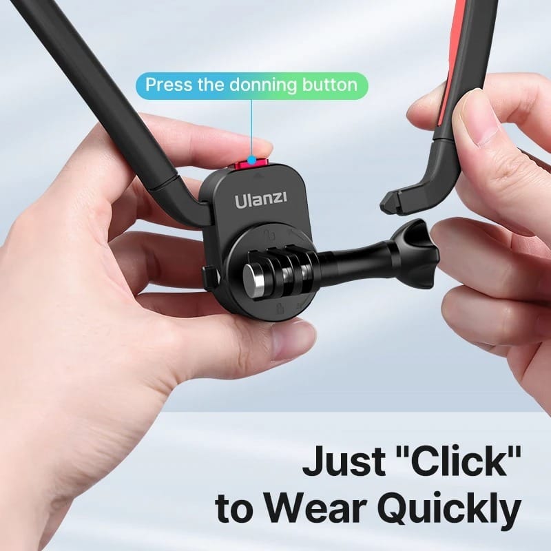 สายคล้องคอ ULANZI GO-QUICK II V2 ระบบแม่เหล็ก รองรับ GOPRO 12/11/10/9 สีดำ_3
