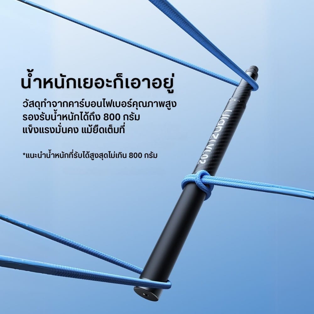 ไม้เซลฟี่ ULANZI VL02 คาร์บอนไฟเบอร์ ขนาดพกพา สีดำ