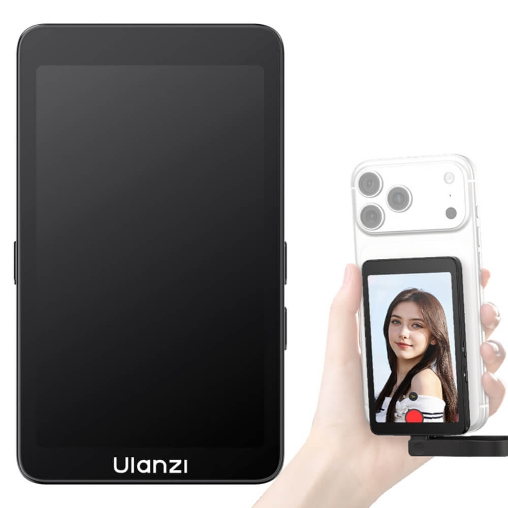 จอมินิเตอร์ติดหลังมือถือ ULANZI VM1 ระบบ MAGSAFE ขนาดพกพา สีดำ_11
