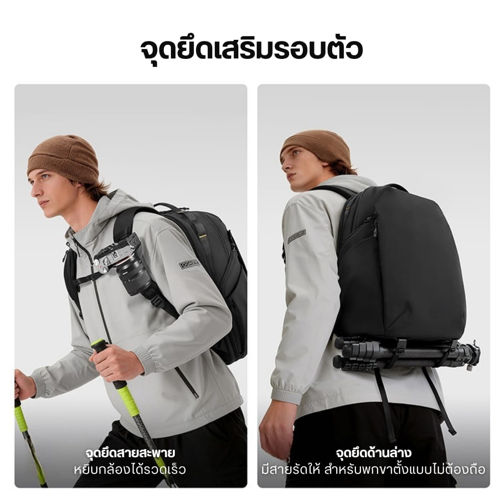 กระเป๋าเป้กล้อง ULANZI YY038 ขนาดความจุ 22 ลิตร สีดำ_4
