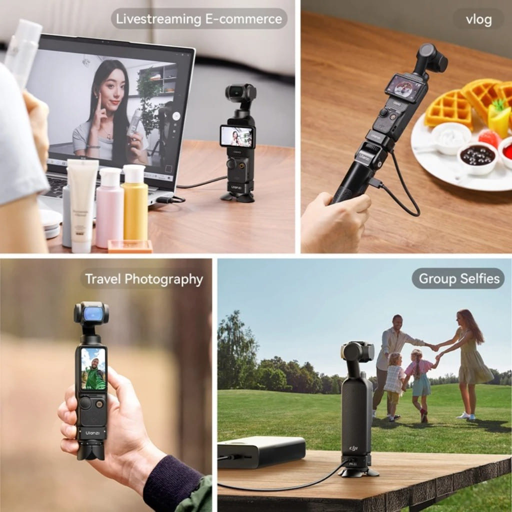 ขาตั้ง สำหรับกล้อง ULANZI PK08 สำหรับกล้อง DJI OSMO POCKET 3/4_3