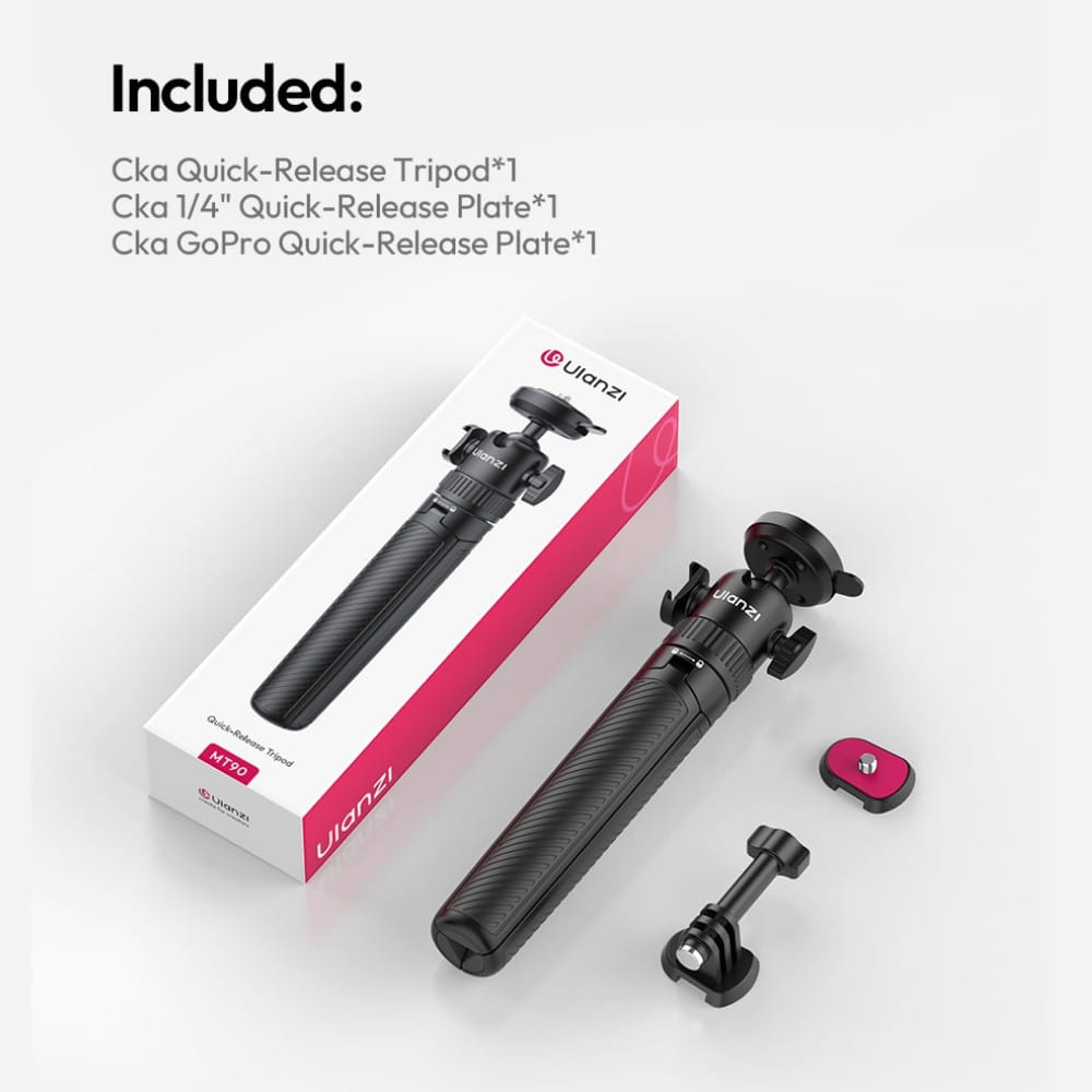 ขาตั้งกล้อง ULANZI MT90 ระบบ CKA QUICK-RELEASE ขนาดพกพา สีดำ_6