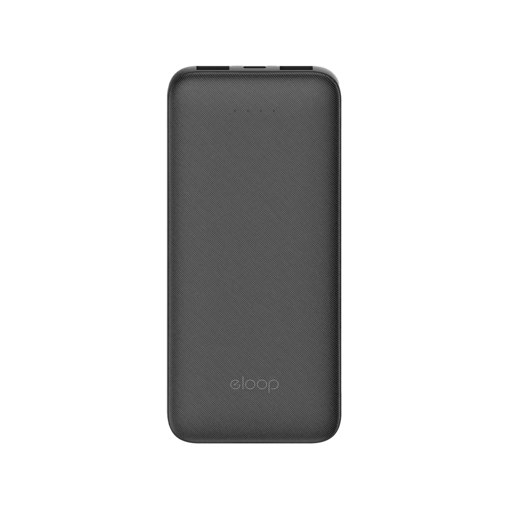 แบตเตอรี่สำรอง ORSEN BY ELOOP  E33 ดำ 10000MAH ชาร์จเร็ว 2.4A 12W
