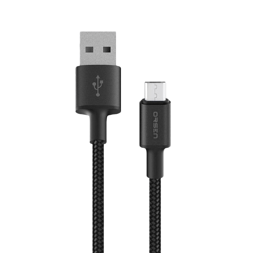 สายชาร์จ ORSEN BY ELOOP S9M USB-A TO MICROUSB 2.1A สายชาร์จเร็วยาว 1 เมตร DATA CABLE