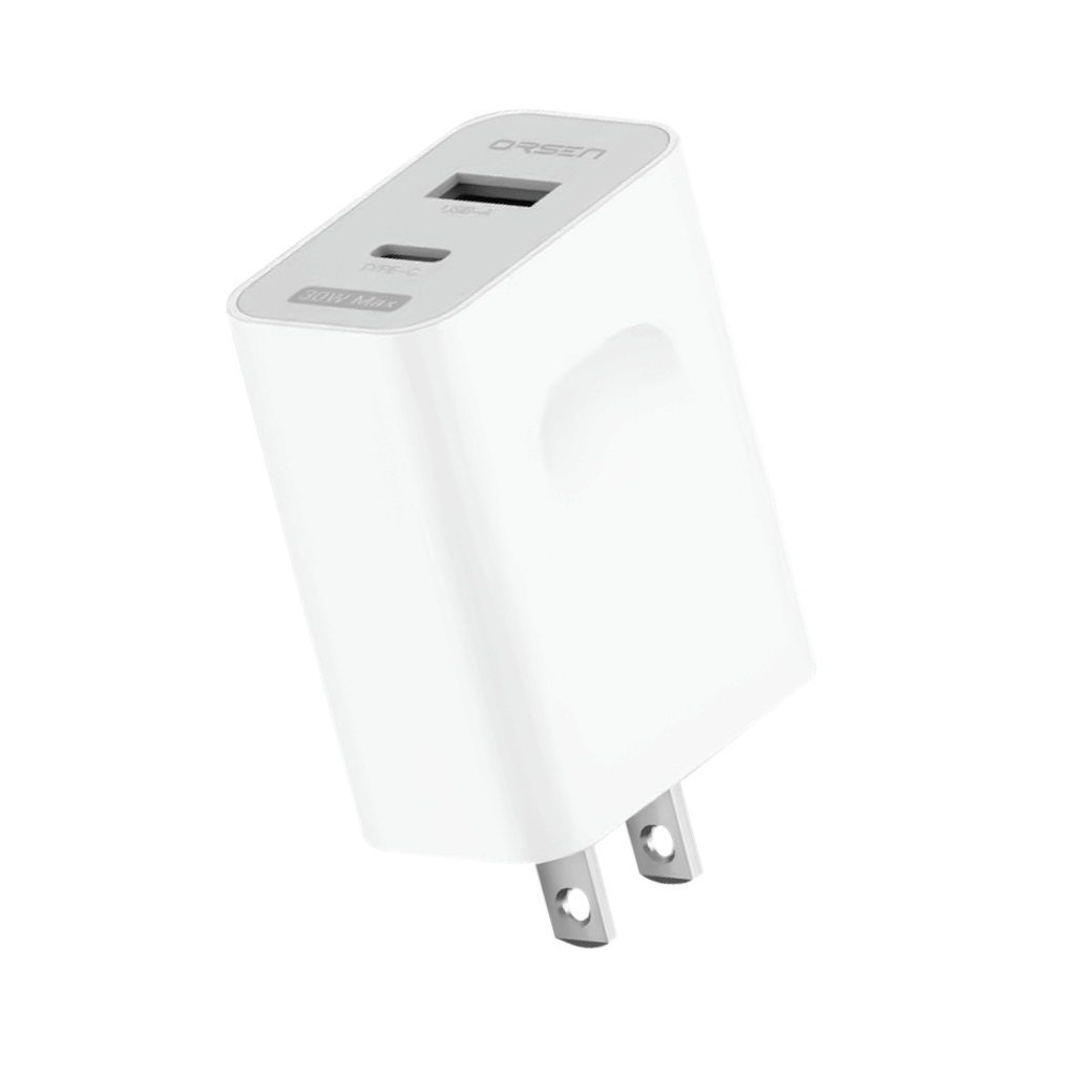 หัวชาร์จ ELOOP C15 สีขาว ชาร์จเร็ว PD 30W | QC 22.5W