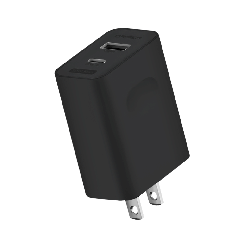 หัวชาร์จ ELOOP C15 สีดำ ชาร์จเร็ว PD 30W | QC 22.5W