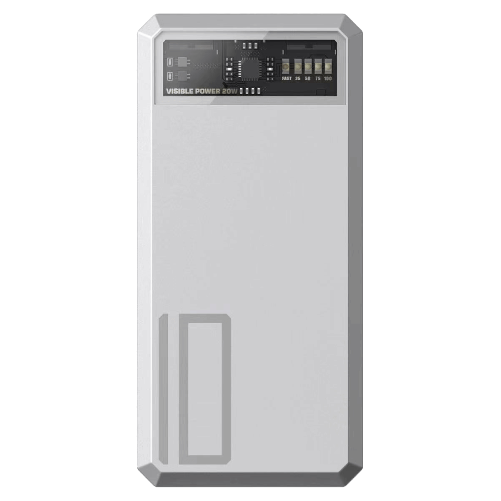 แบตเตอรี่สำรอง ORSEN BY ELOOP E53 สีเงิน 10000MAH ชาร์จเร็ว PD 20W QC 3.0