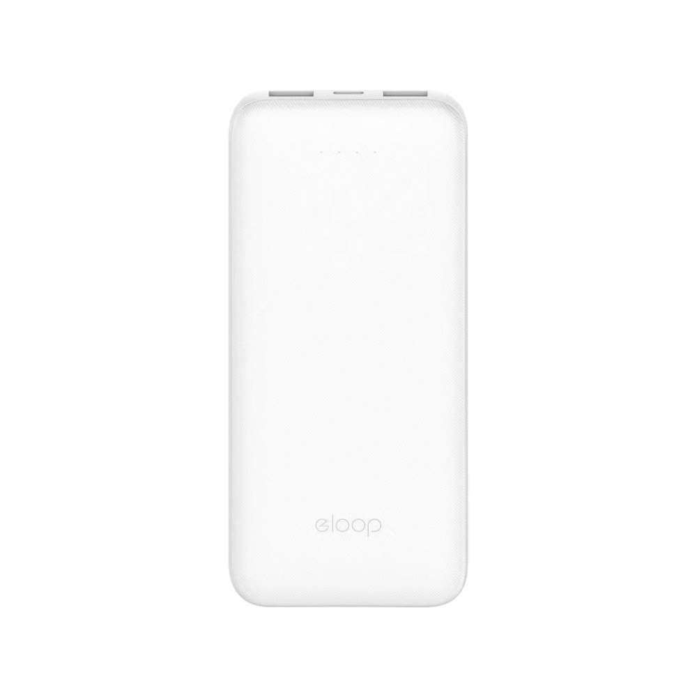แบตเตอรี่สำรอง ORSEN BY ELOOP  E33 สีขาว 10000MAH 12W 2.4A