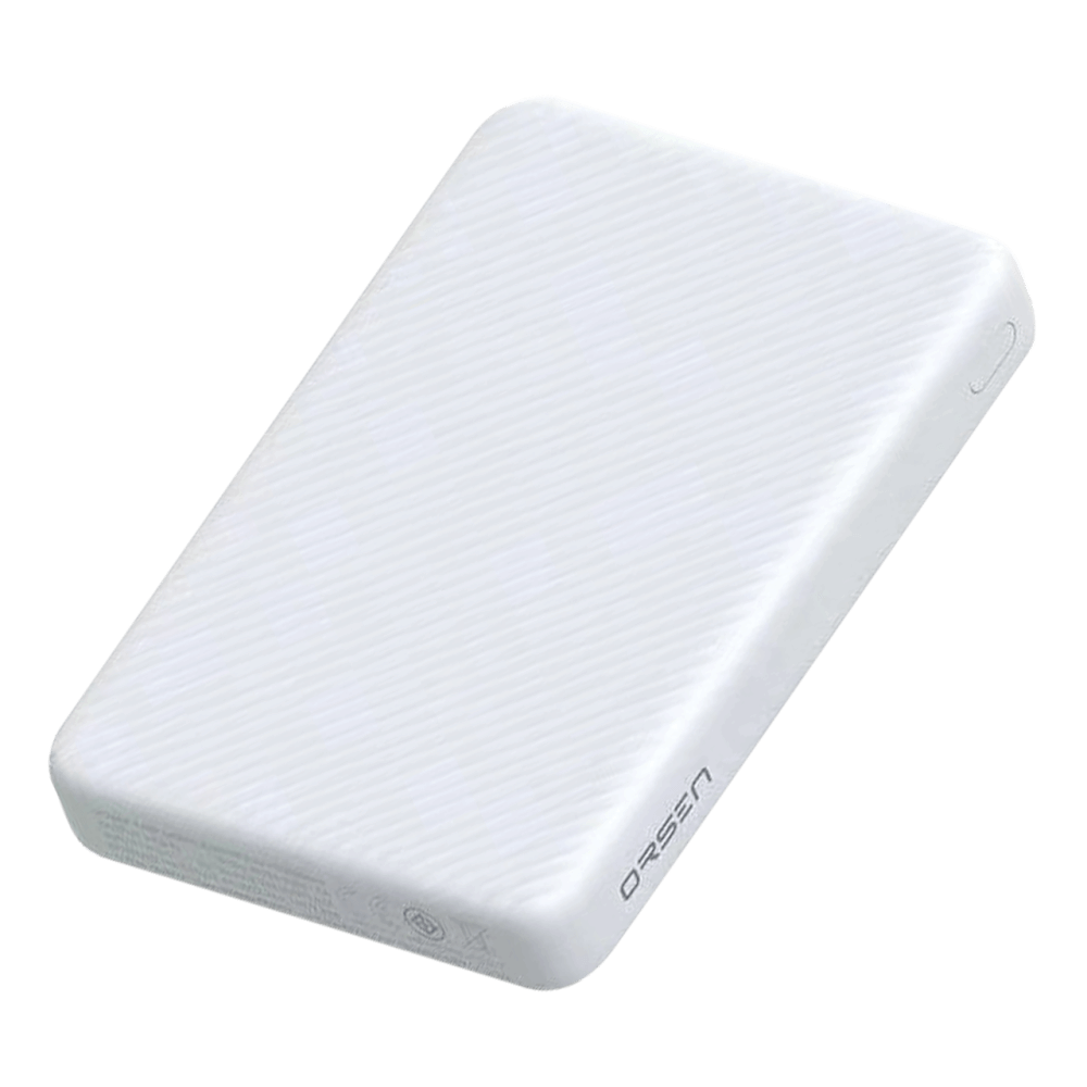 แบตเตอรี่สำรอง ORSEN BY ELOOP E48 สีขาว 10000MAH ชาร์จเร็ว 20W_0