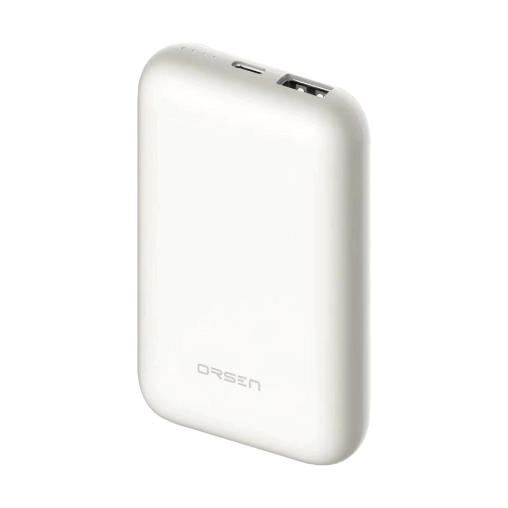 แบตเตอรี่สำรอง ORSEN BY ELOOP E67 สีเบจ 10500MAH ชาร์จเร็ว PD 45W