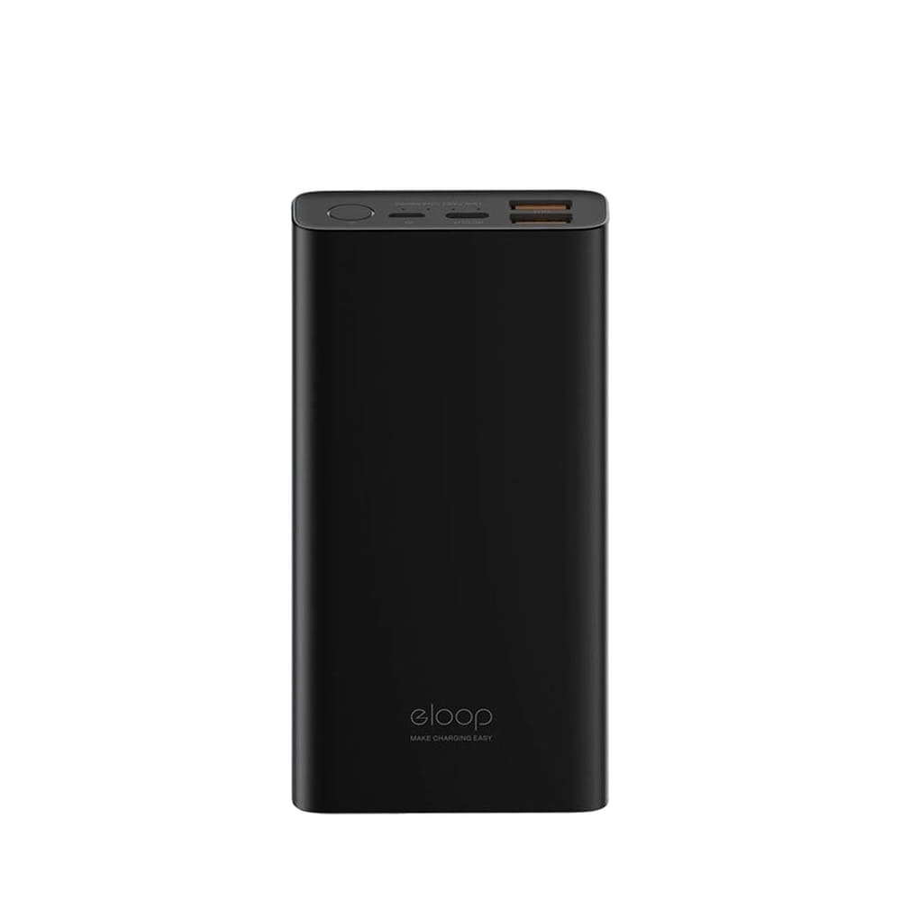แบตเตอรี่สำรอง ORSEN BY ELOOP E37 สีดำ 22000MAH ชาร์จเร็ว PD 20W QC 3.0