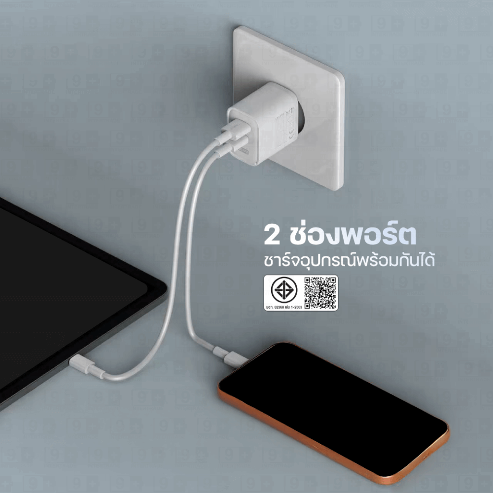 หัวชาร์จ ELOOP C31T สีเขียว ชาร์จเร็ว 30W PD QC 3.0_3