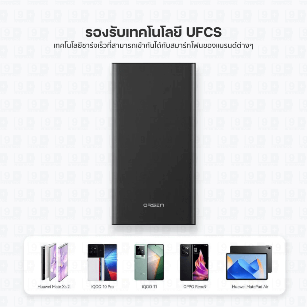 แบตเตอรี่สำรอง ORSEN BY ELOOP E29ULTRA สีดำ 30000MAH PD 45W | QC 3.0_4