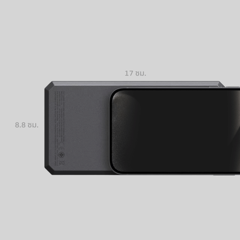 แบตเตอรี่สำรอง ORSEN BY ELOOP E43 สีเงิน 25000MAH ชาร์จเร็ว 45W MAX รองรับ QC3.0 PD PPS UFCI_9