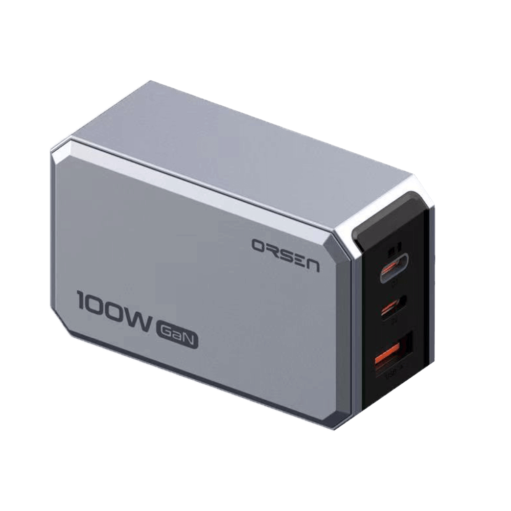 หัวชาร์จ ORSEN BY ELOOP C102T สีเงิน ชาร์จเร็ว 100W PD QC PPS พร้อมสายไฟยาว 1.8 เมตร_12