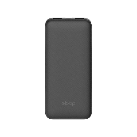 แบตเตอรี่สำรอง ORSEN BY ELOOP  E33 ดำ 10000MAH ชาร์จเร็ว 2.4A 12W_0