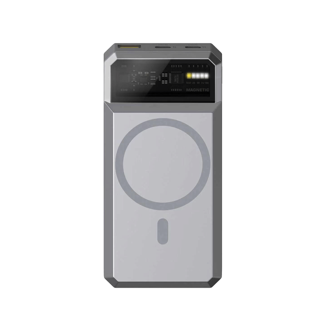 แบตเตอรี่สำรอง ORSEN BY ELOOP EW40 CCC 20000MAH สีเงิน ชาร์จไร้สายแม่เหล็ก QI2 15W PD 20W_0