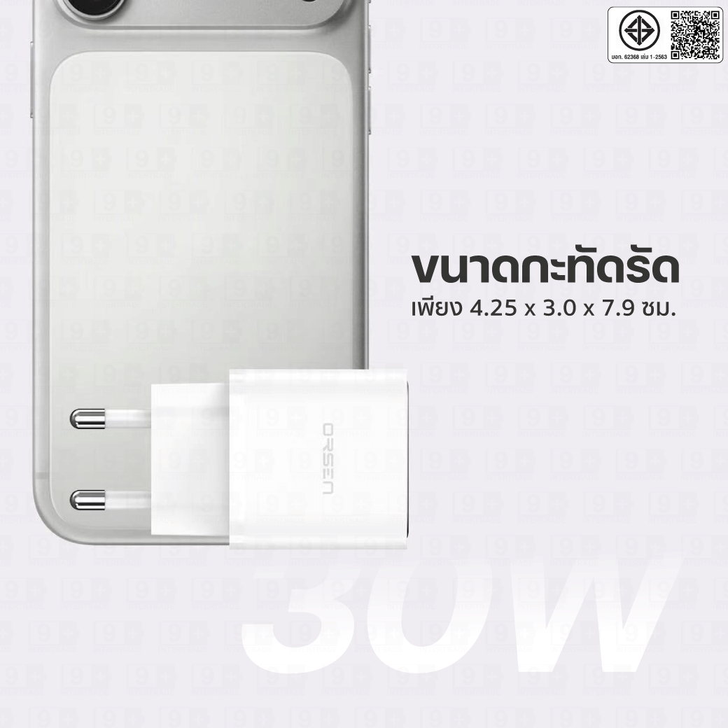 หัวชาร์จ ELOOP C31TC สีดำ หัวชาร์จเร็ว และ สายชาร์จเร็ว PD 45W สำหรับ สมาร์ทโฟน ทุกรุ่น ANDROID PHONE_5