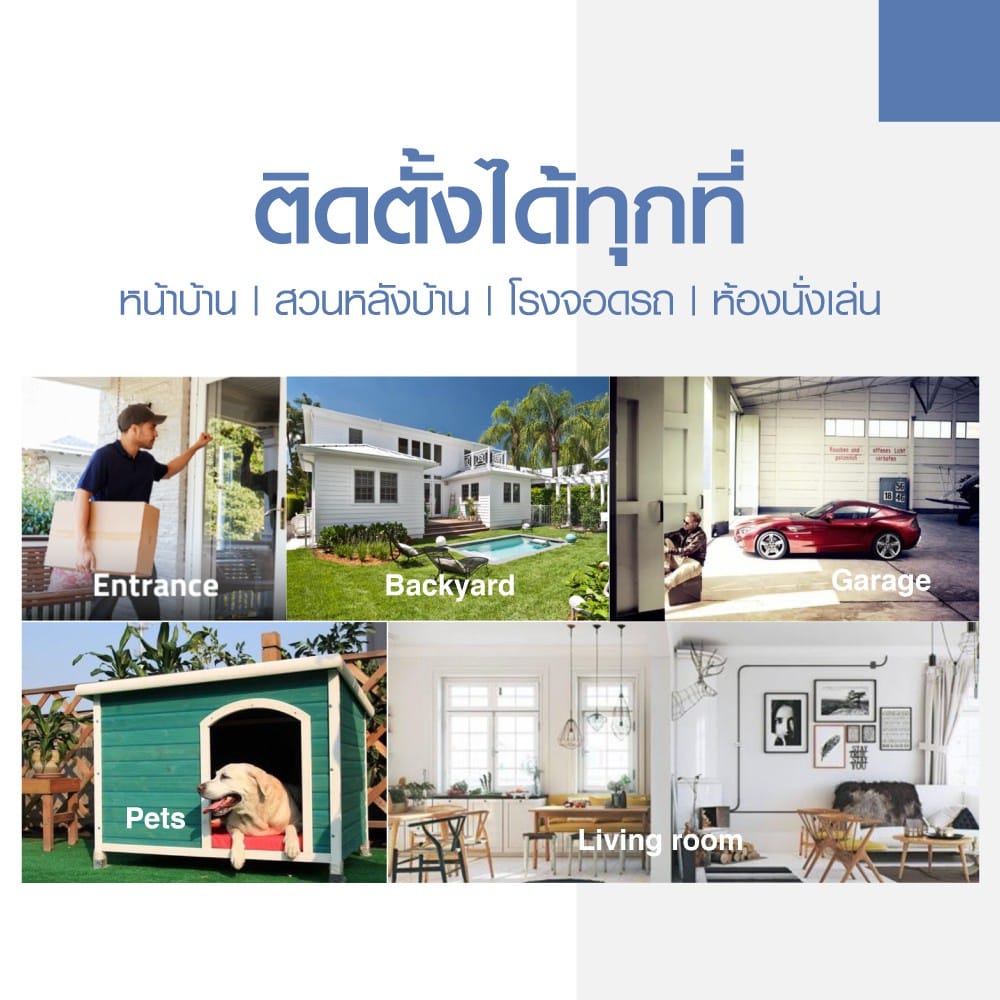 กล้องวงจรปิดไร้สายภายนอก IMILAB EC4 (GB V.) ใช้คู่กับ SOLAR PANEL คมชัด 2.5K 4MP แสดงภาพสีกลางคืน