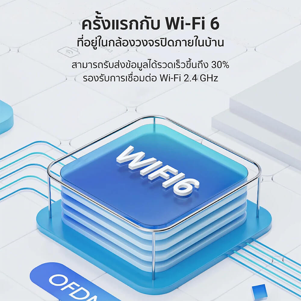 กล้องวงจรปิดภายใน IMILAB C22 สีดำ AI คมชัด 3K WI-FI6 รองรับแอปฯ ตรวจจับ และติดตามมนุษย์_4