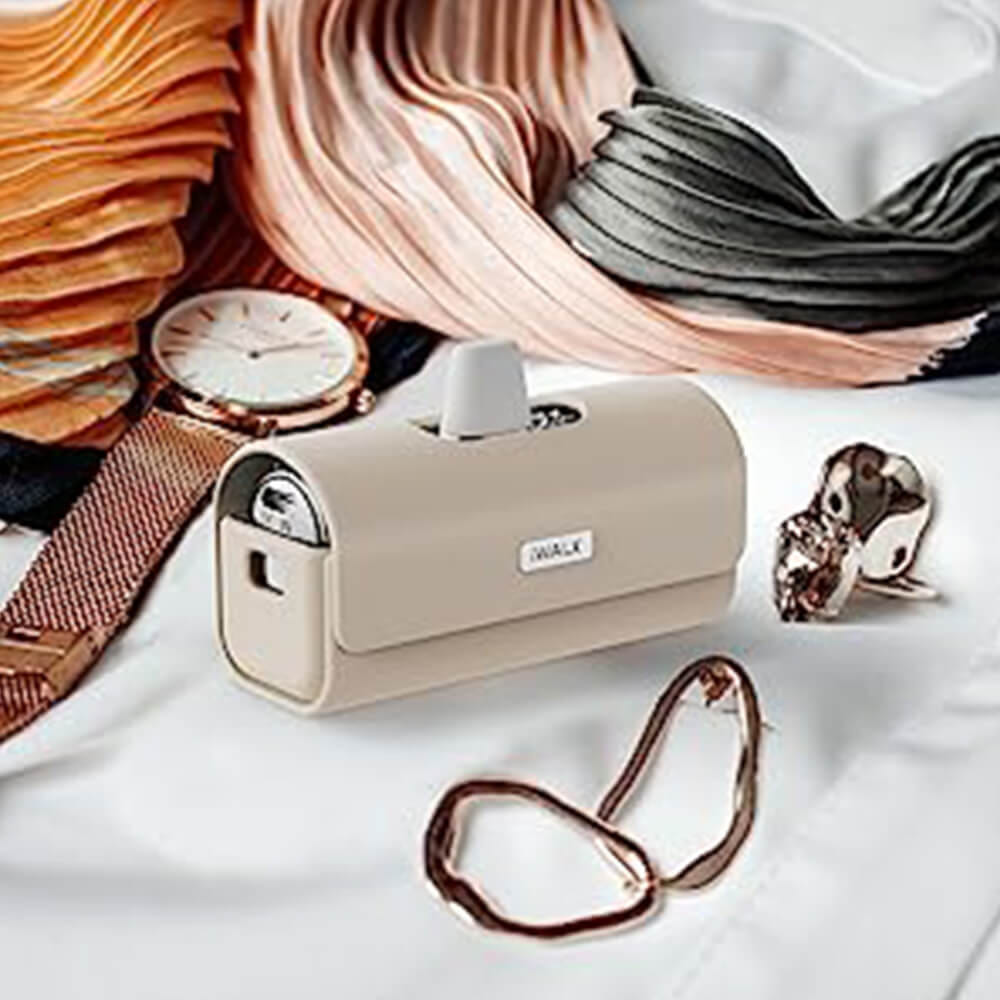 เคสซองหนัง IWALK LINKPOD BAG สีชมพู สำหรับใส่แบตสำรองแบบพกพา
