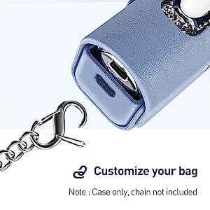 เคสซองหนัง IWALK LINKPOD BAG สีม่วง สำหรับใส่แบตสำรองแบบพกพา