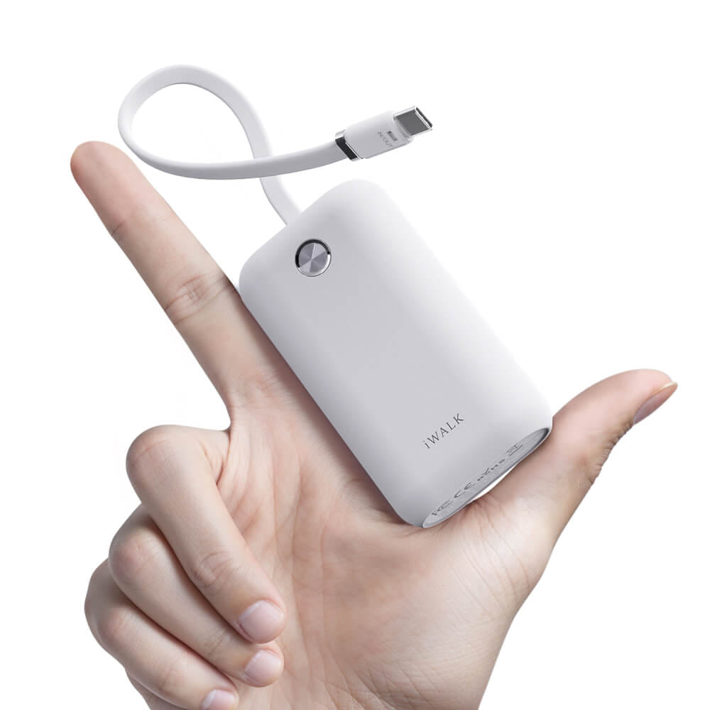 แบตเตอร์รี่สำรอง IWALK Power Mini 10000 MAH สายชาร์จในตัว TypeC สี Black  รองรับการชาร์จเร็ว 22.5Wเล็กกะทัดรัด_12
