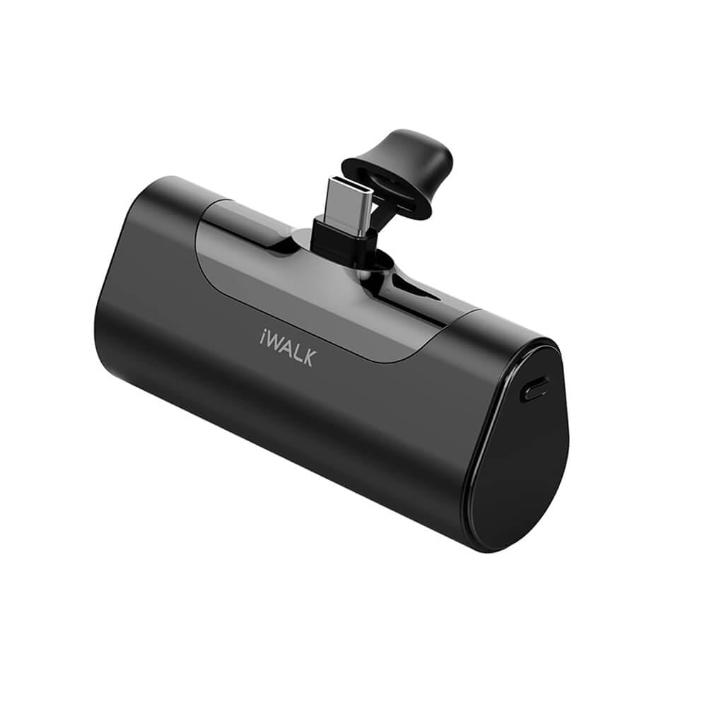 แบตเตอร์รี่สำรอง iWALK LinkPod4 ความจุ 4500mAh หัวชาร์จTypeC สี Black รองรับการชาร์จเร็ว 20W