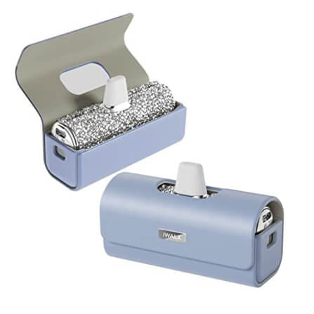 เคสซองหนัง IWALK LINKPOD BAG สีม่วง สำหรับใส่แบตสำรองแบบพกพา_1