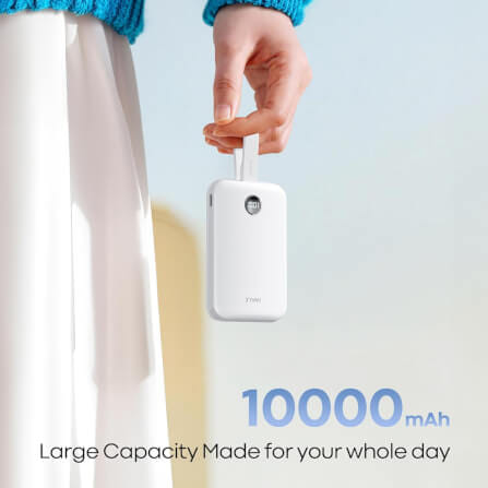 แบตเตอร์รี่สำรอง IWALK POWER HYBRID 10000MAH สี WHITE ชาร์จระบบ MAGSAFE มาพร้อมสายชาร์จในตัว รองรับการชาร์จเร็ว 30W FASTCHARGE_2