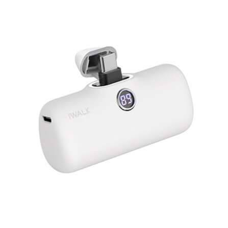 แบตเตอร์รี่สำรอง IWALK LINKPOD PRO 4800 MAH หัวชาร์จไร้สายหัว หัวชาร์จ TYPE C สี WHITE_2